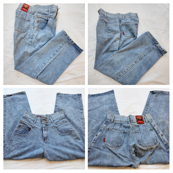 Vtg Jou Jou Jeans High Waisted 80's/90's Size: Small 28"W, 13.5"R, 28.5I - Picture 5 of 9